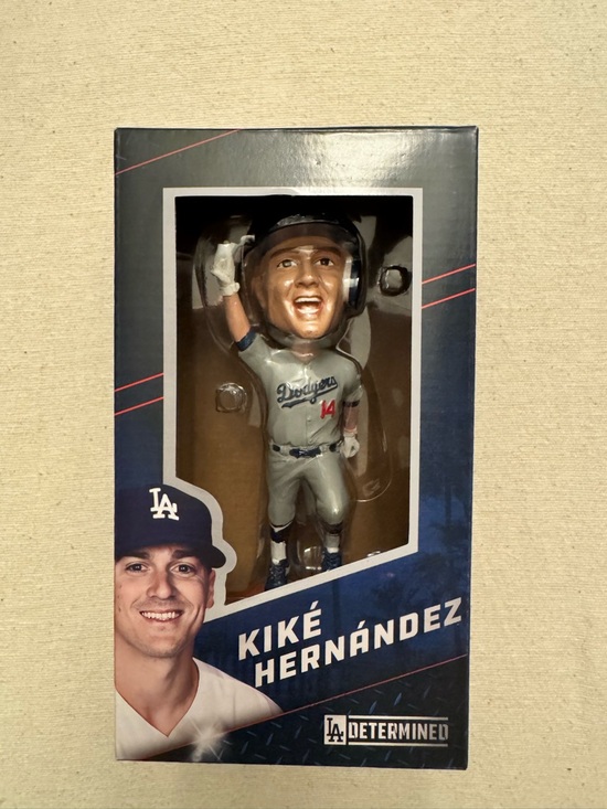 Los Angeles Dodgers Other - Los Angeles Dodgers Kiké Hernández 2018 LA Determined Bobblehead SGA